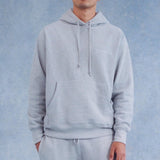 Tonal Logo Hoodie In Cotton Fleece
