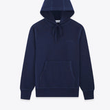 Tonal Logo Hoodie In Cotton Fleece